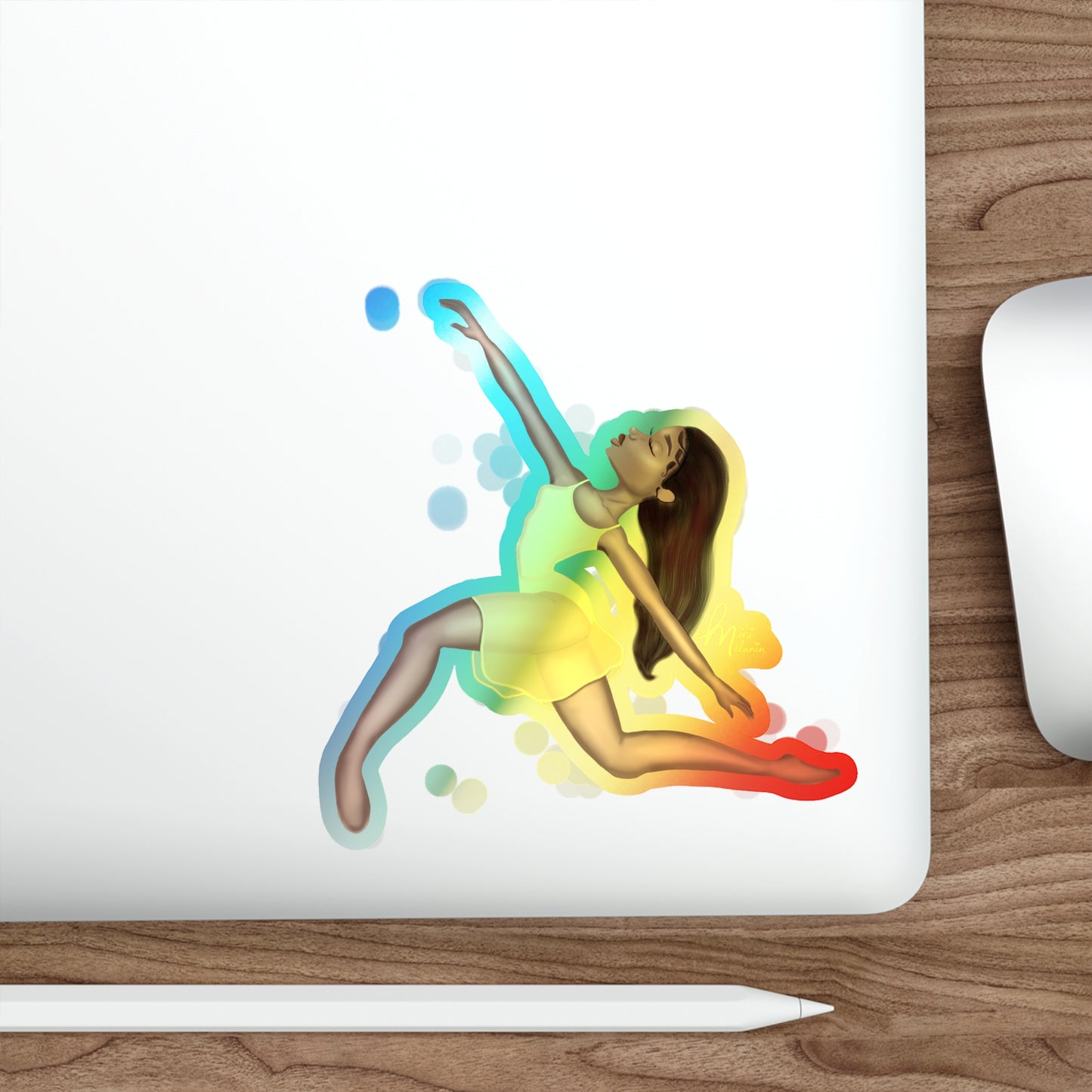 "Flow" Holographic Sticker