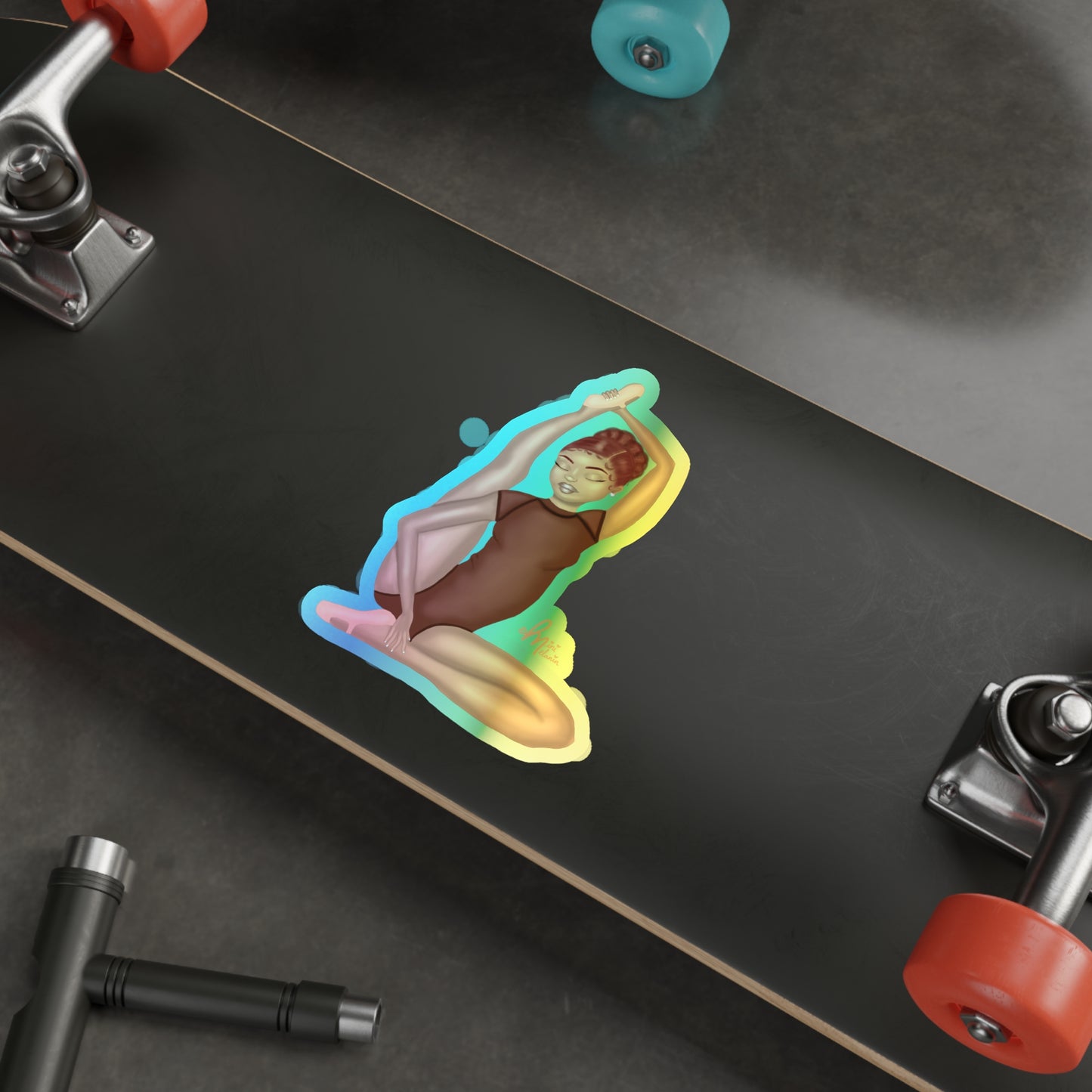 "Effortless" Holographic Sticker