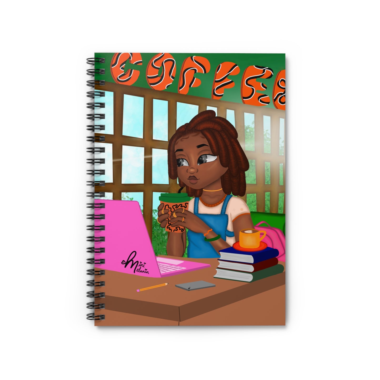 "KEEP CALM, AND COFFEE" Spiral Notebook