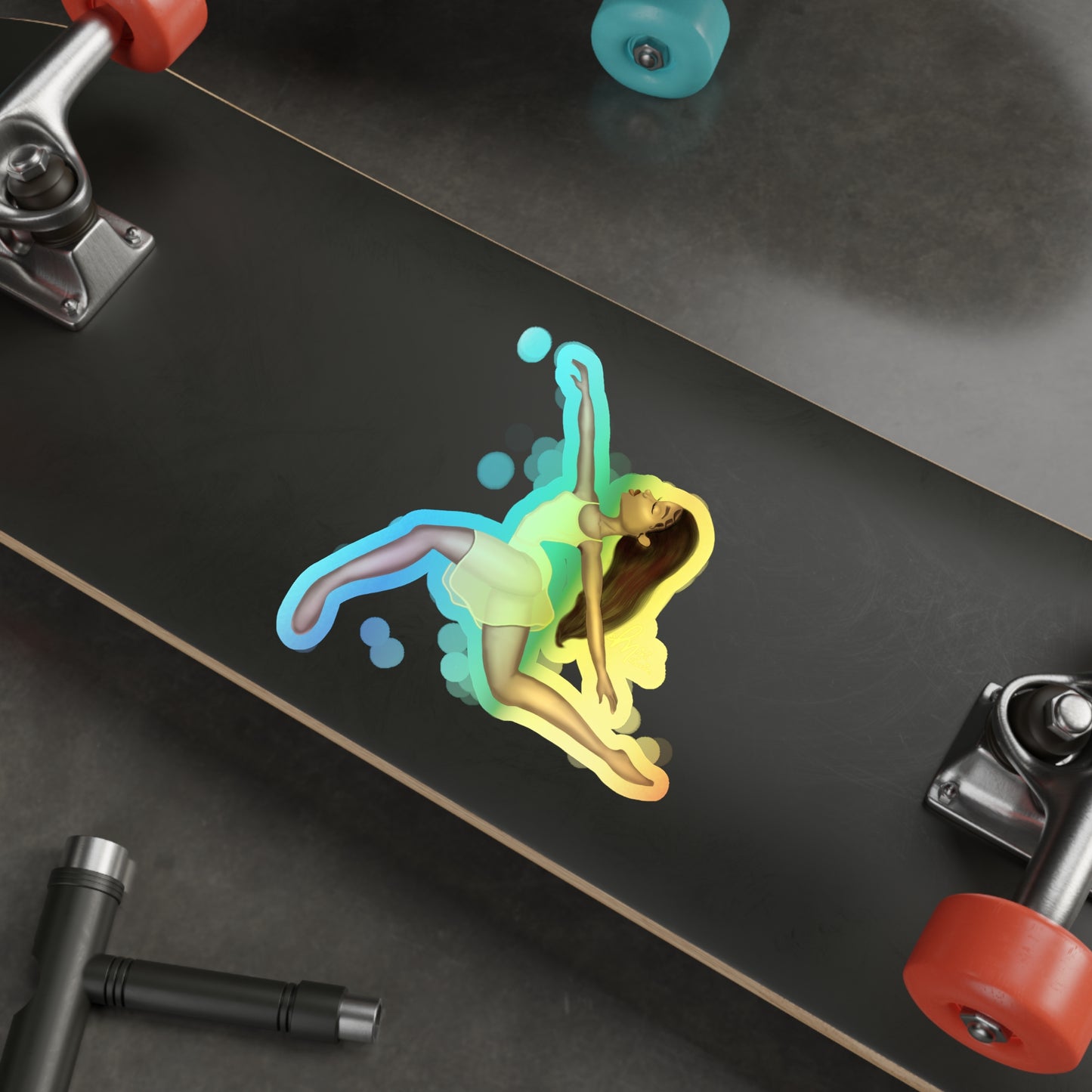 "Flow" Holographic Sticker