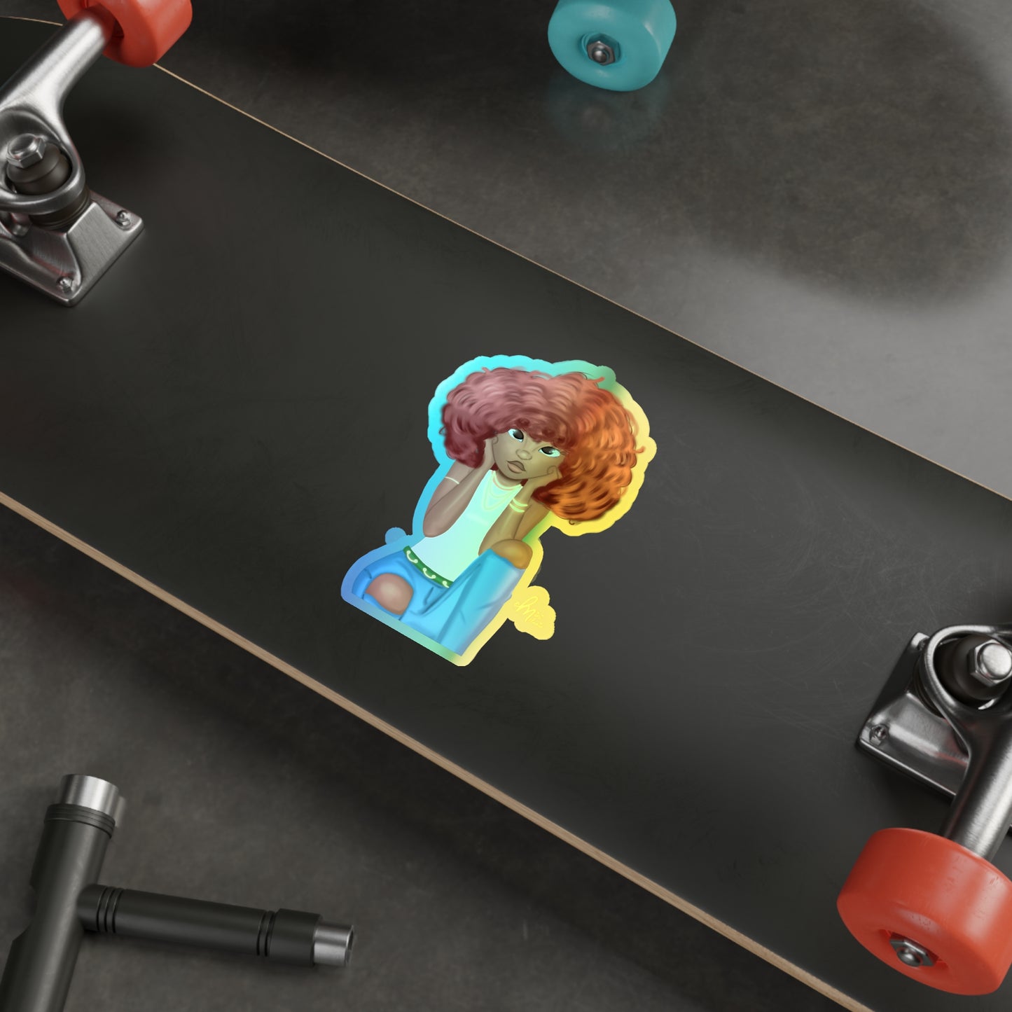 "Good Anxiety" Holographic Sticker