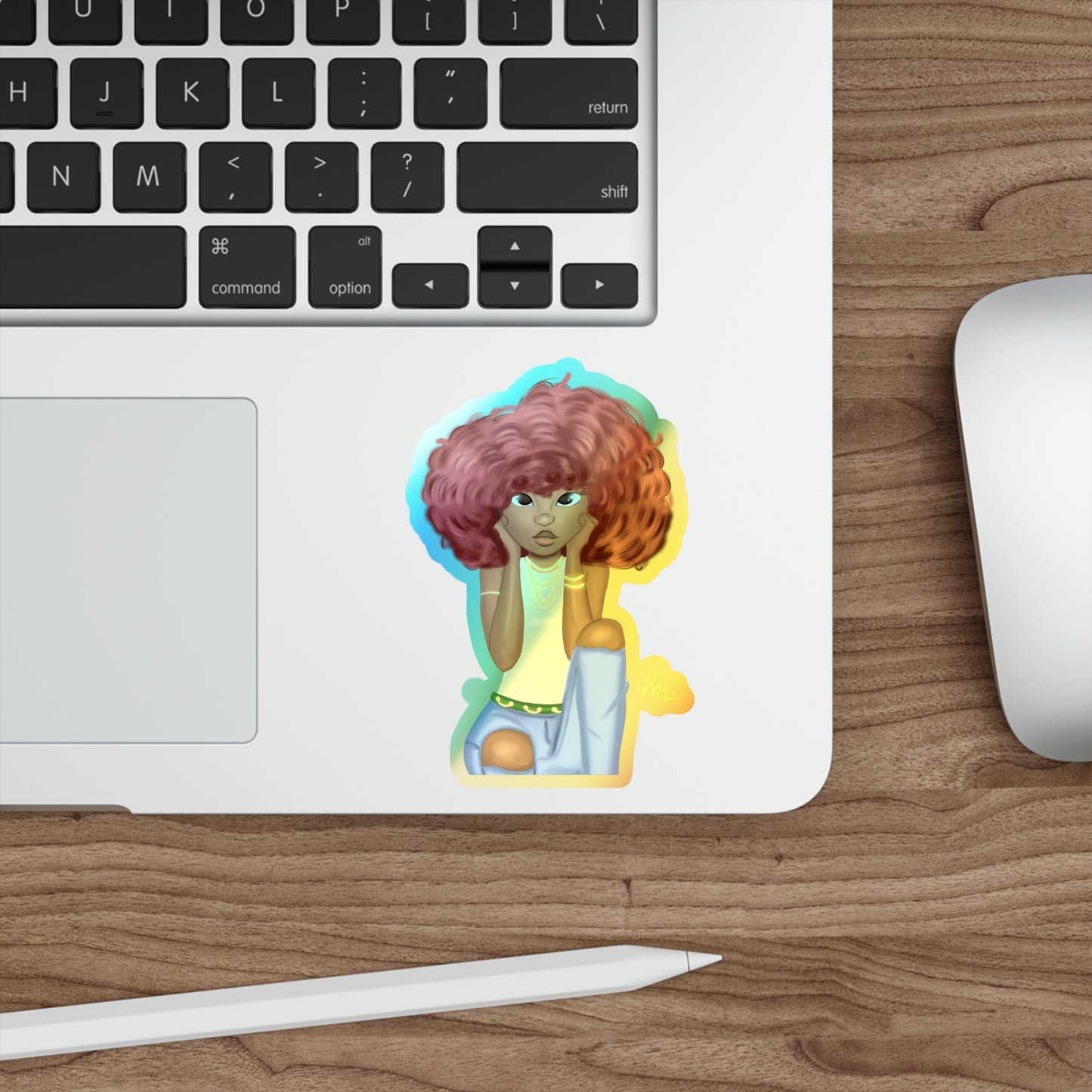 "Good Anxiety" Holographic Sticker