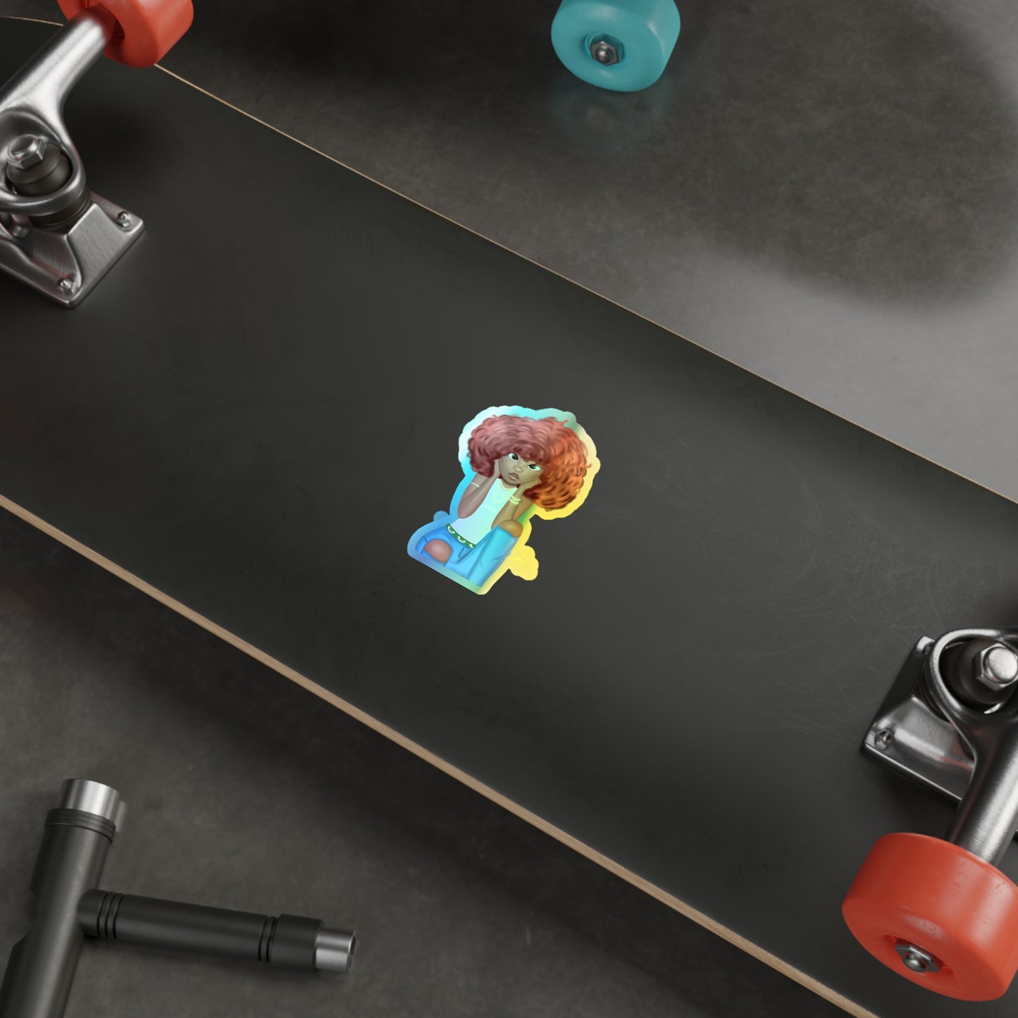 "Good Anxiety" Holographic Sticker
