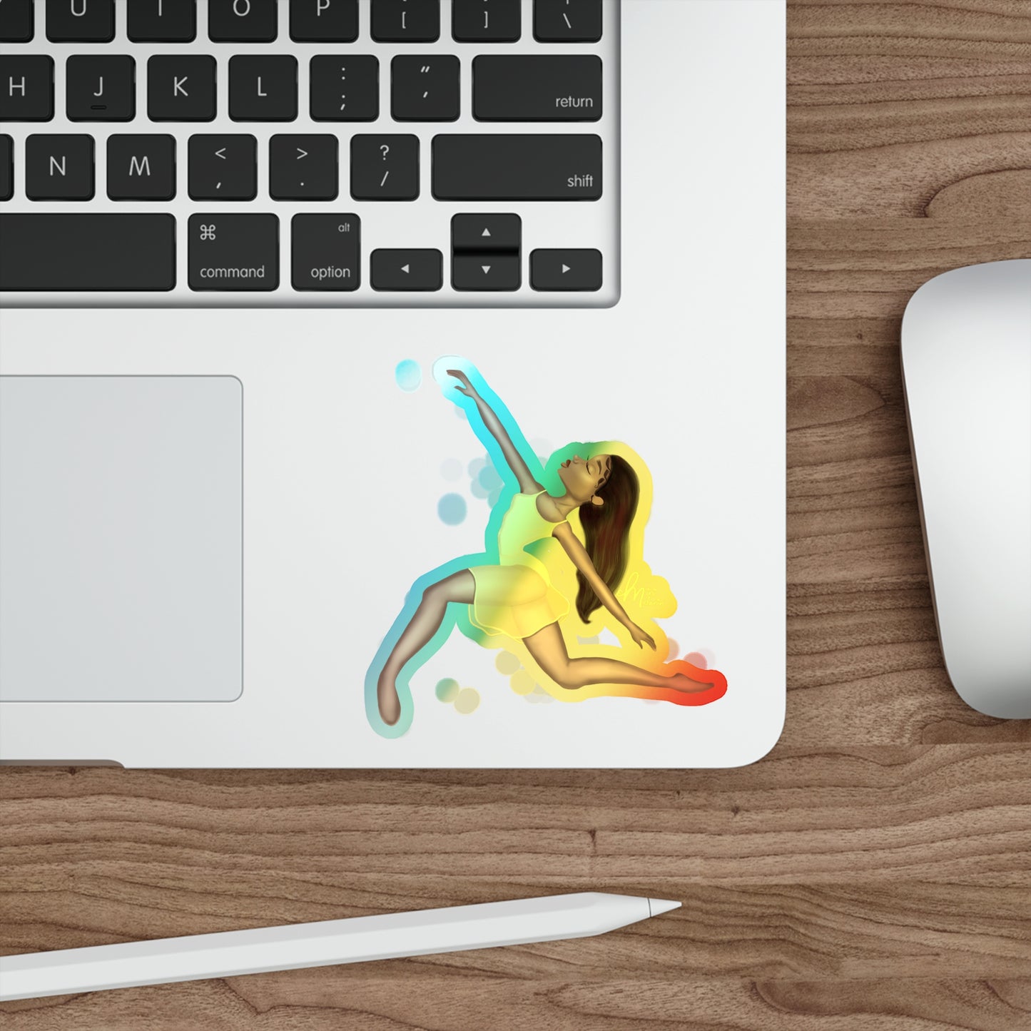"Flow" Holographic Sticker