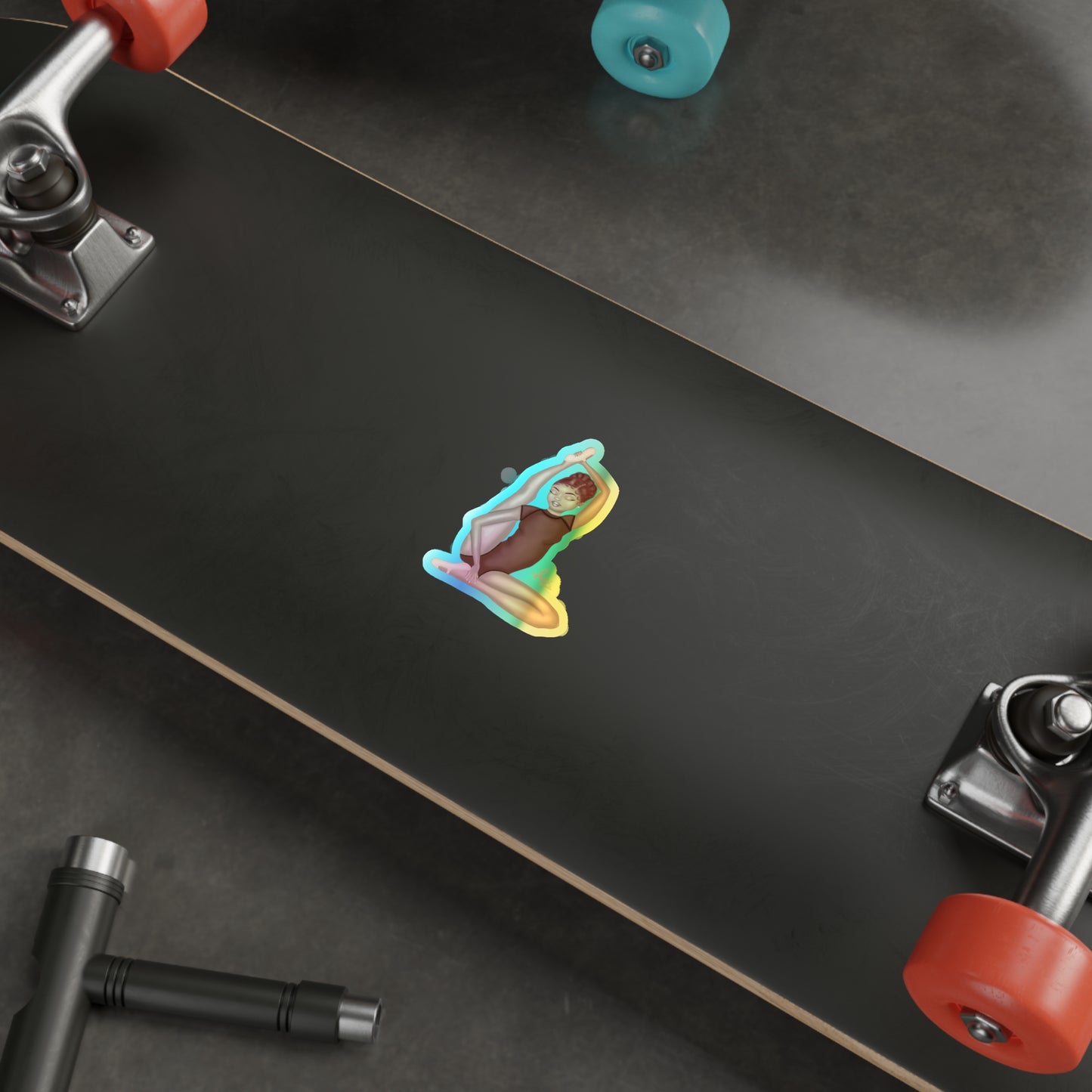 "Effortless" Holographic Sticker