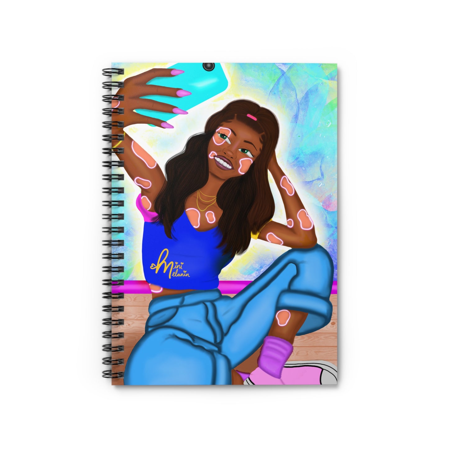 "Glow" Spiral Notebook