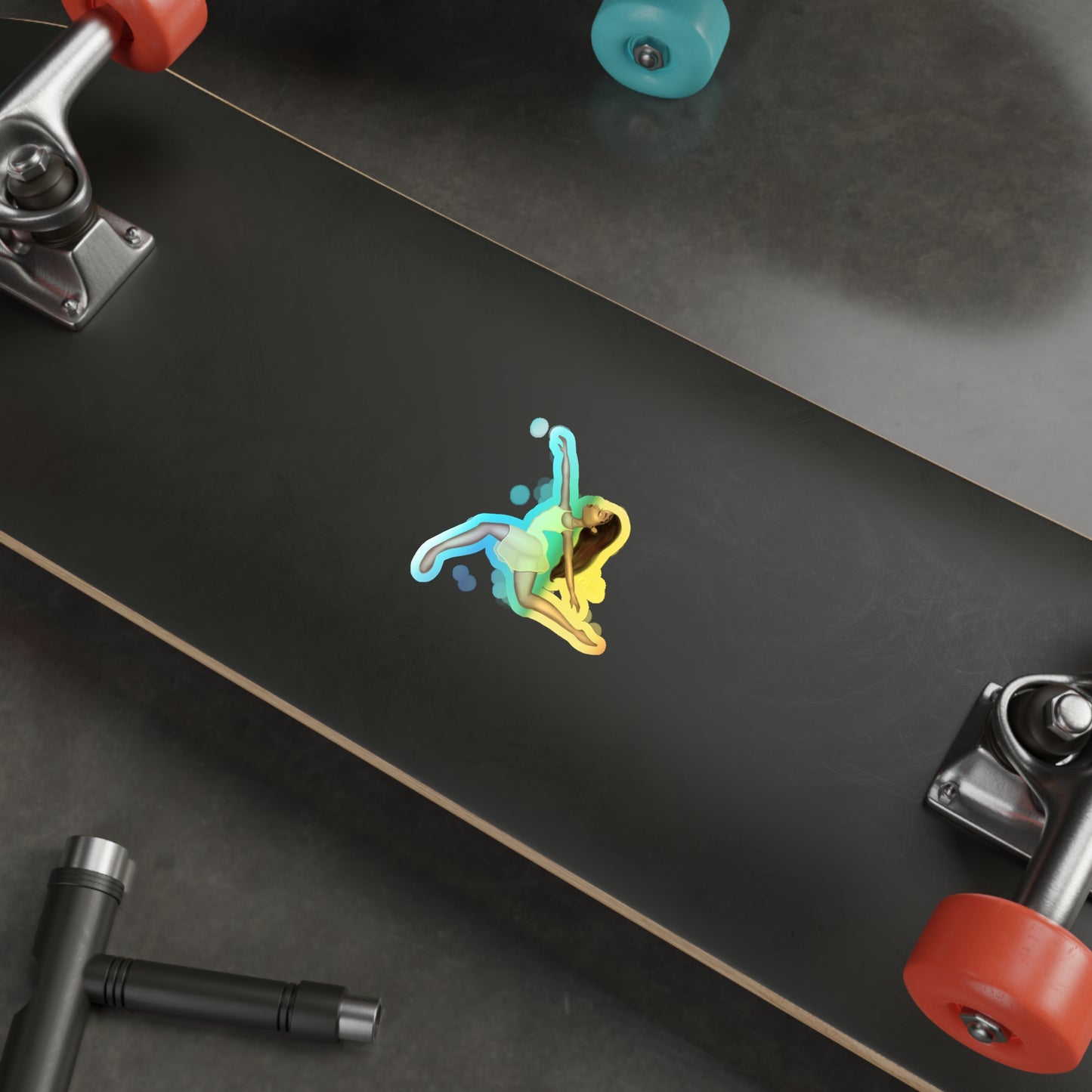 "Flow" Holographic Sticker