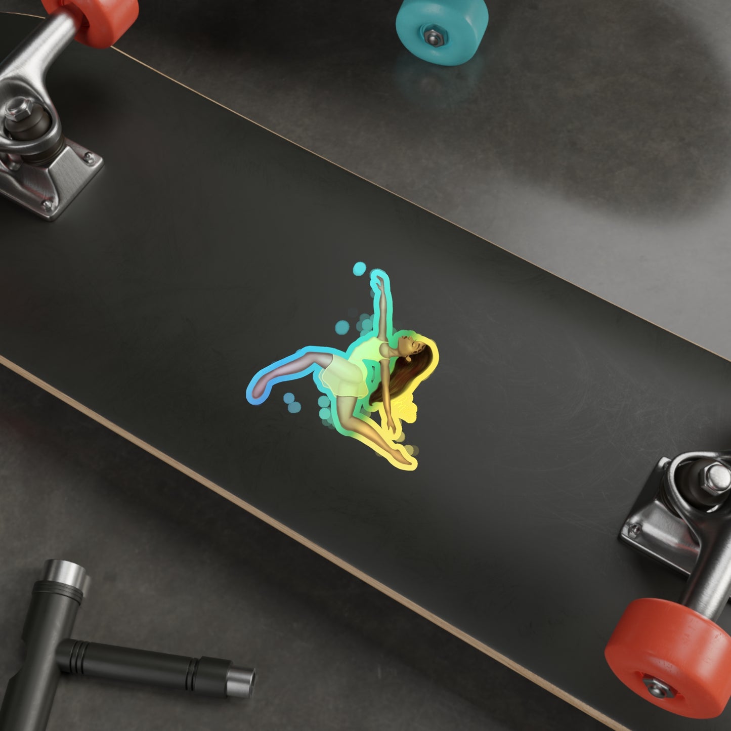 "Flow" Holographic Sticker