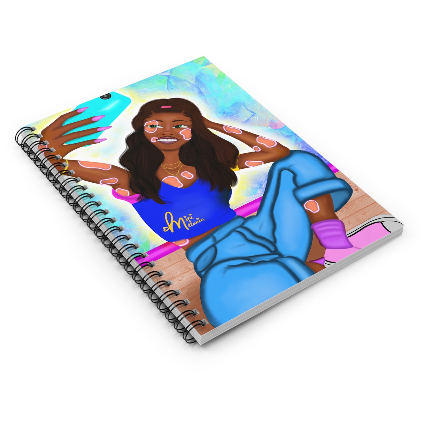 "Glow" Spiral Notebook