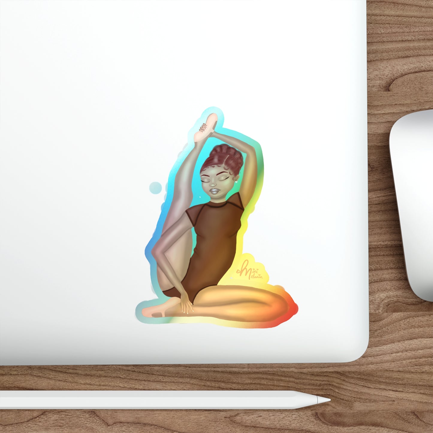 "Effortless" Holographic Sticker