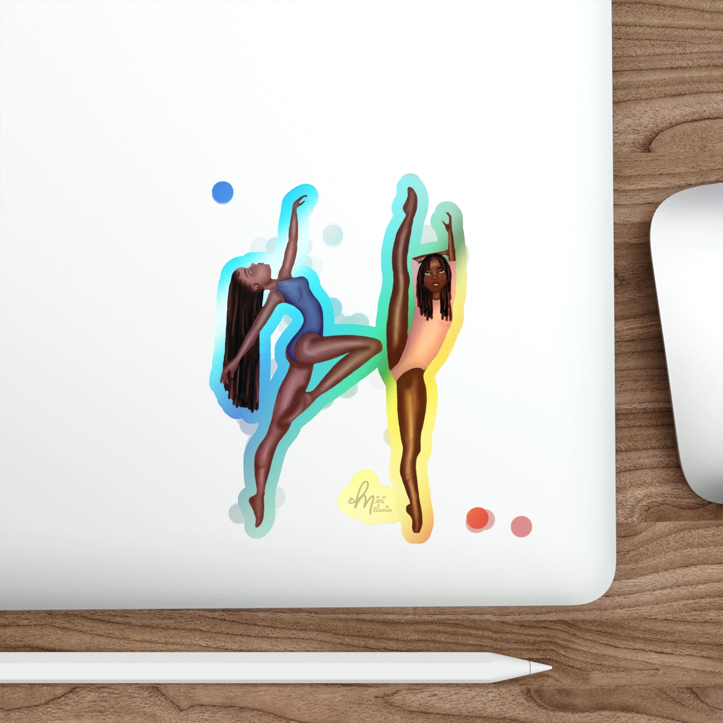 "Joy In Movement" Holographic Sticker
