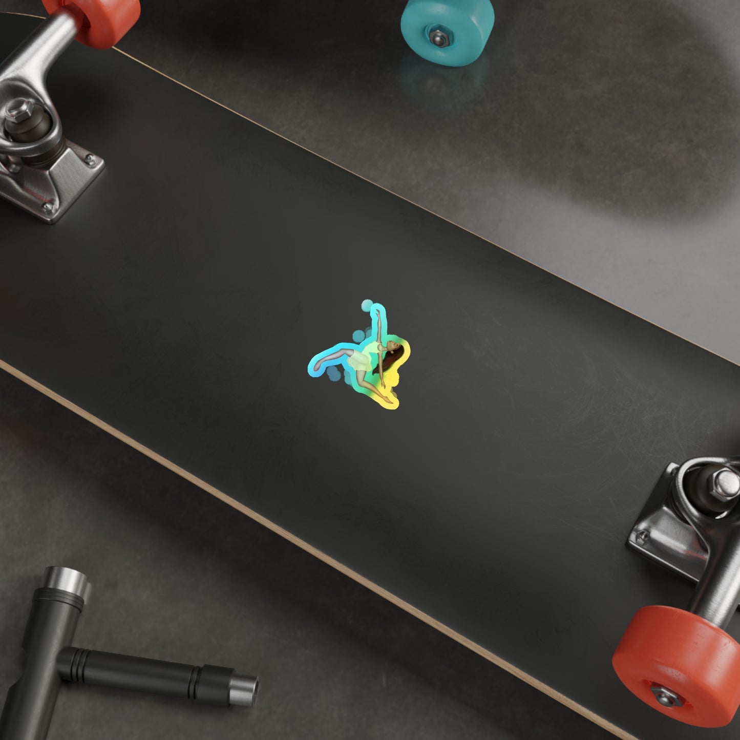 "Flow" Holographic Sticker