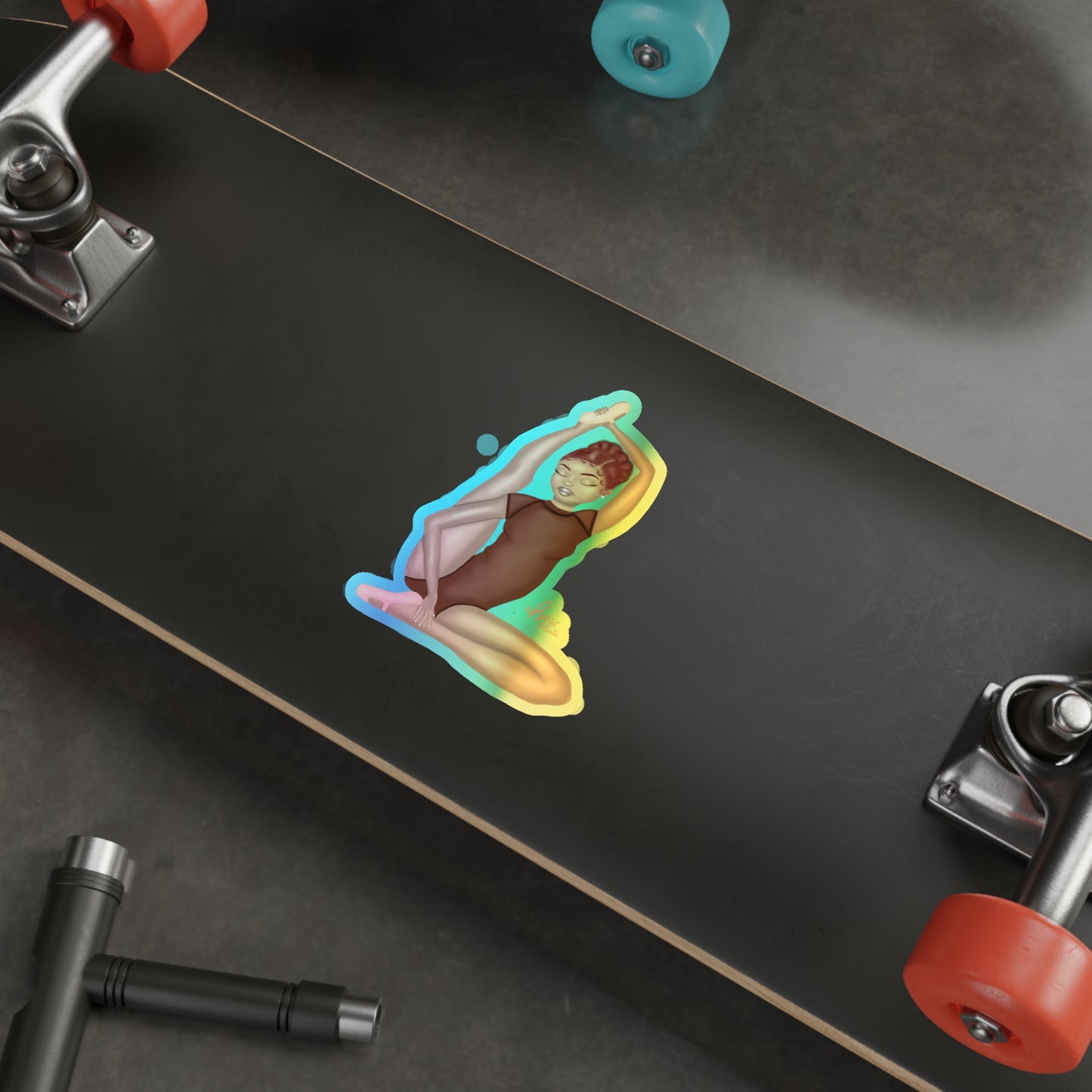 "Effortless" Holographic Sticker
