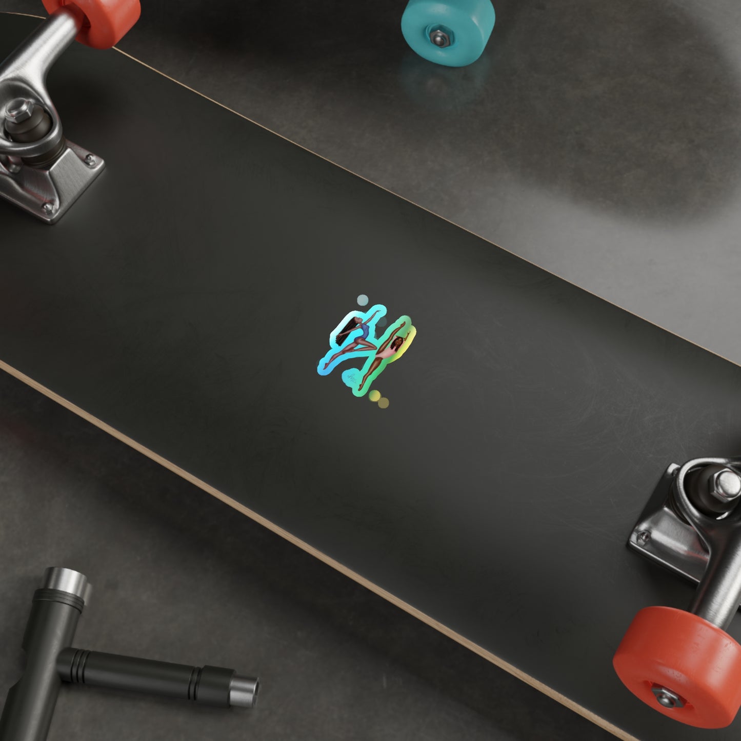"Joy In Movement" Holographic Sticker