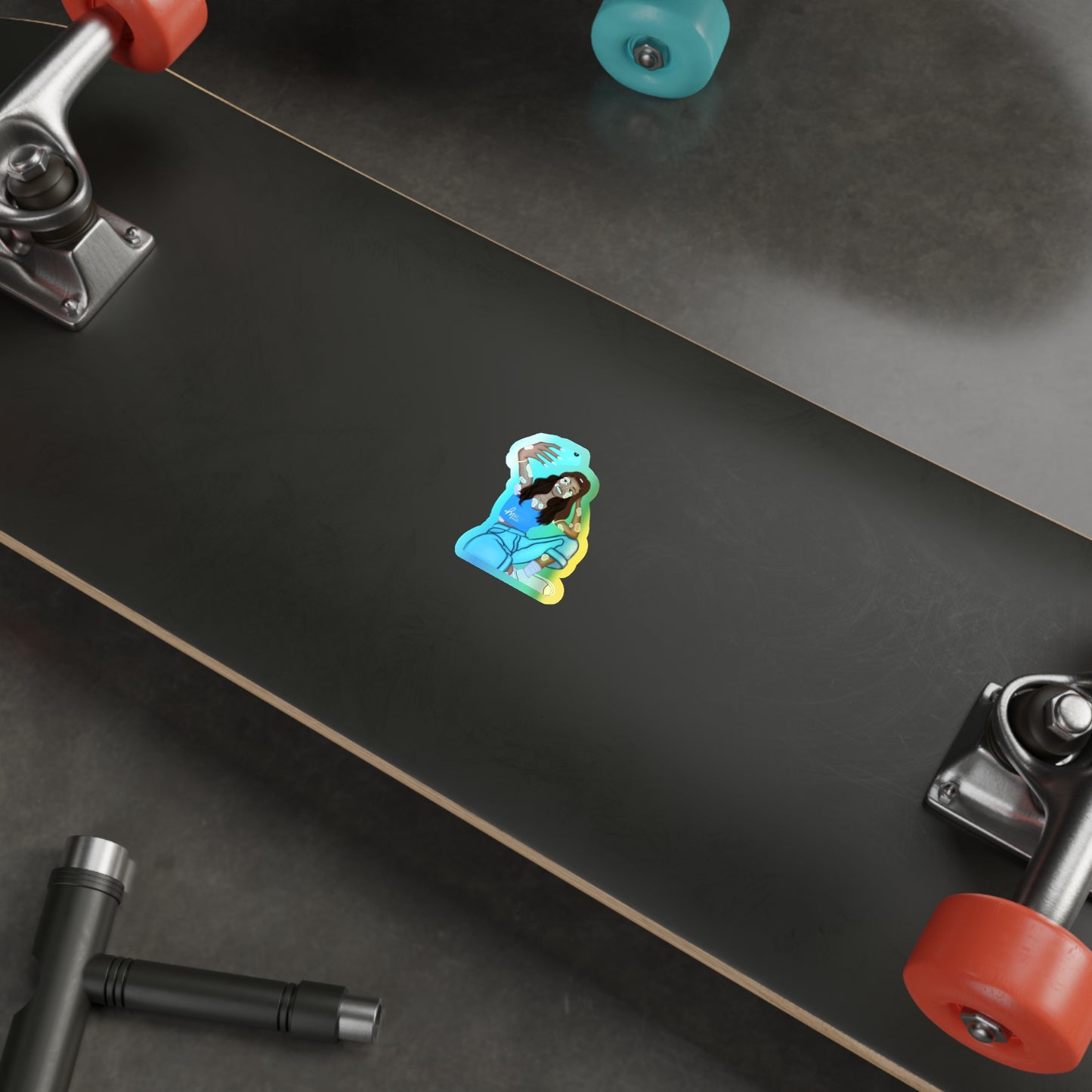 "Glow" Holographic Sticker