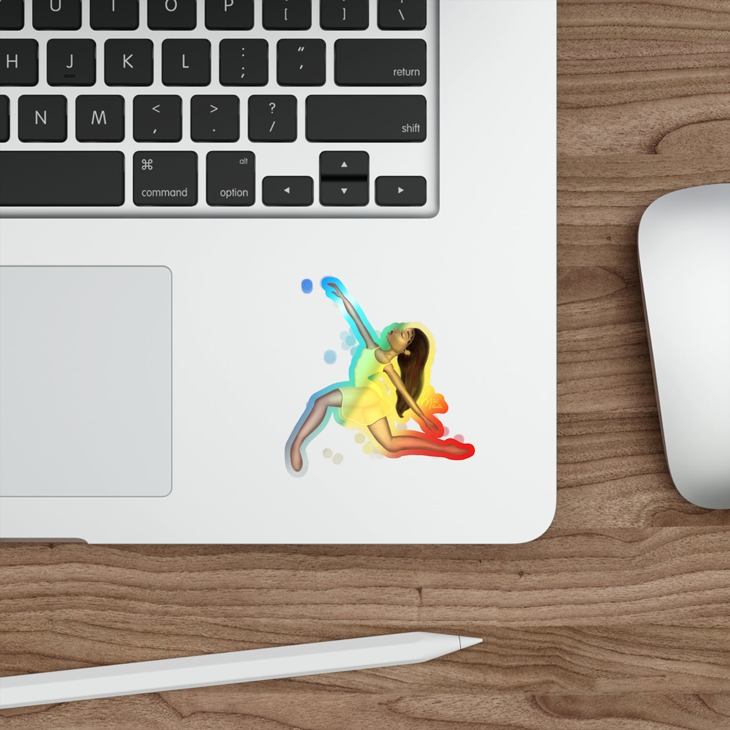 "Flow" Holographic Sticker