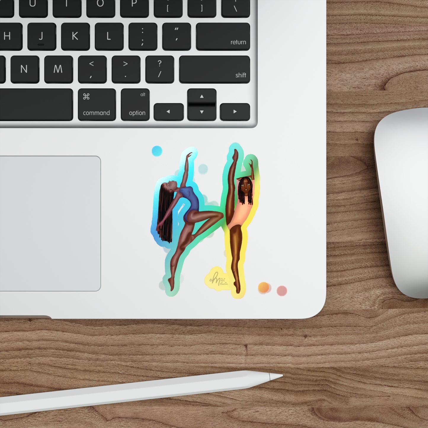 "Joy In Movement" Holographic Sticker