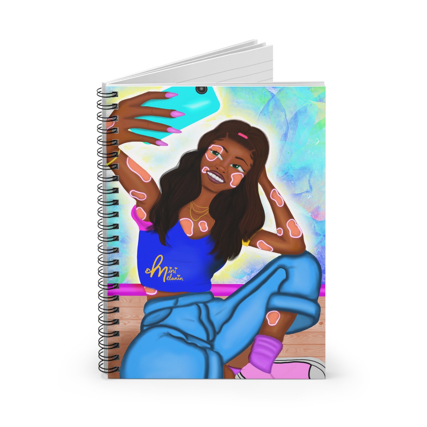 "Glow" Spiral Notebook
