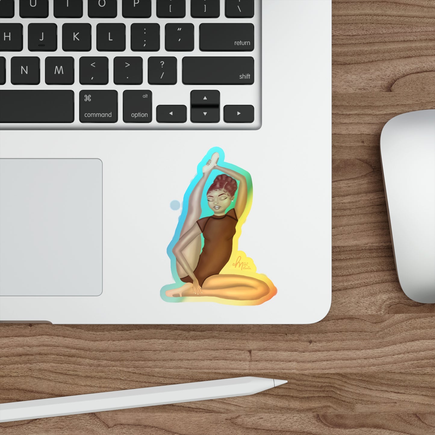 "Effortless" Holographic Sticker