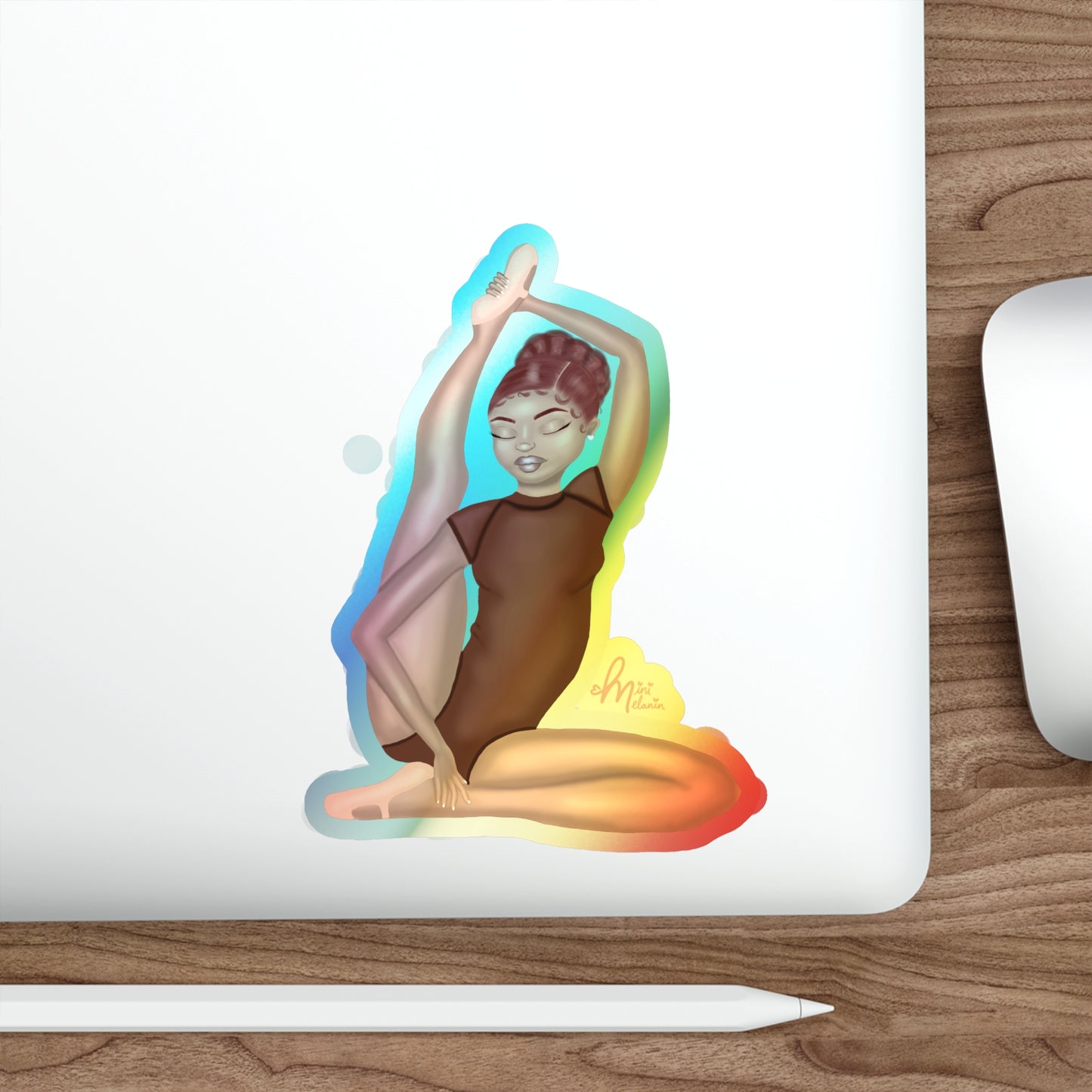 "Effortless" Holographic Sticker