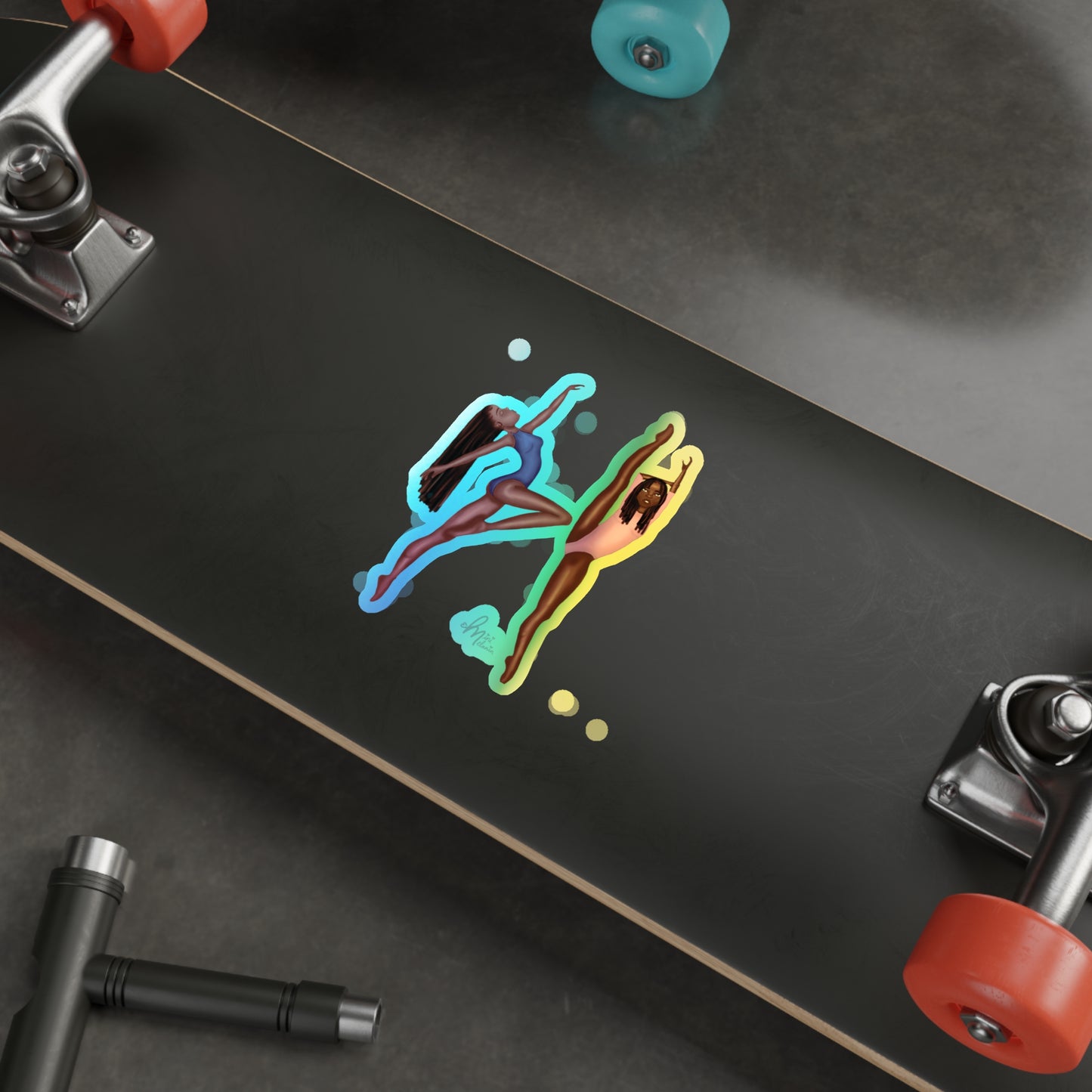 "Joy In Movement" Holographic Sticker