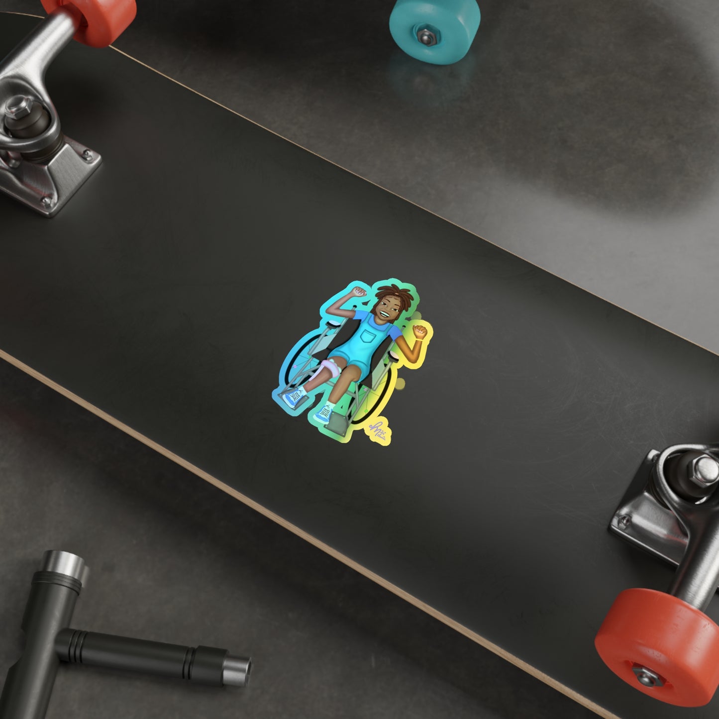"ABLE" Holographic Sticker