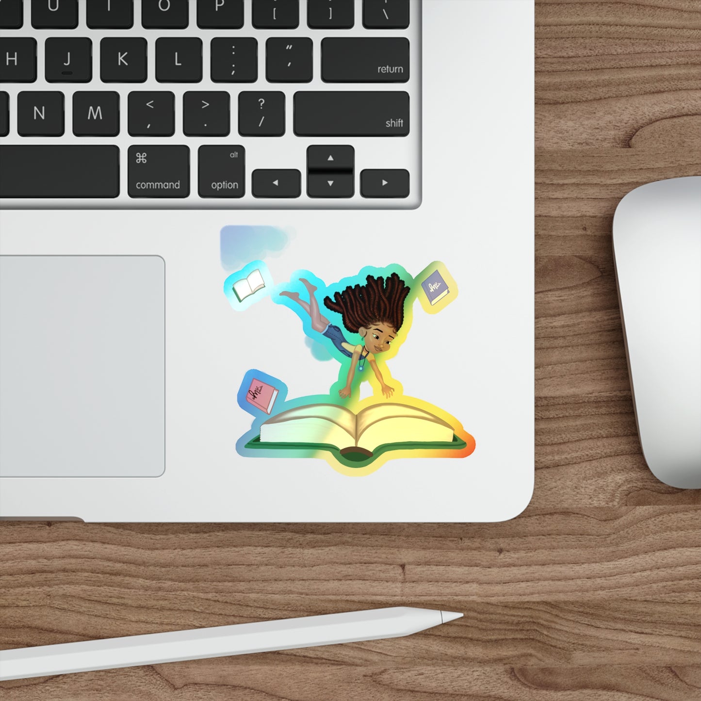 "Story-Time" Holographic Stickers