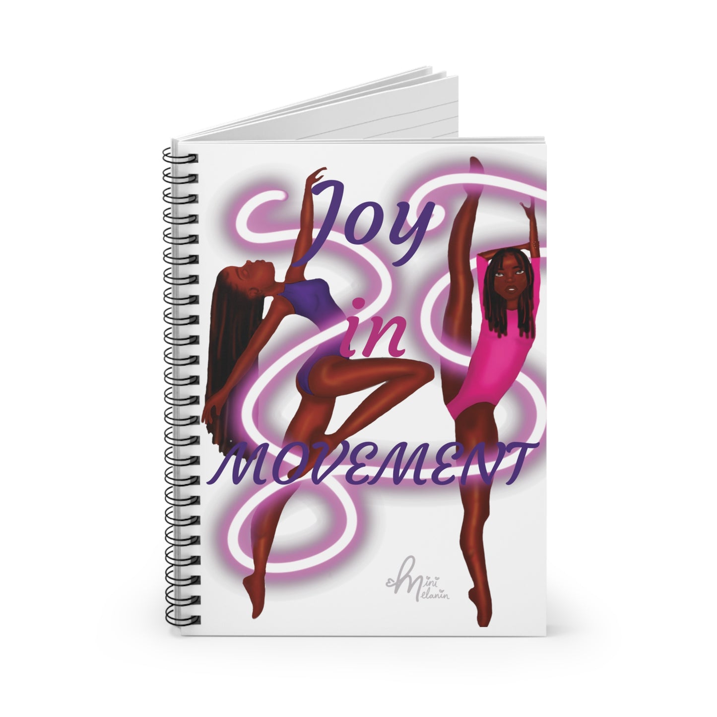 "Joy In Movement" Spiral Notebook