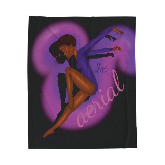 "Aerial" Velveteen Plush Blanket