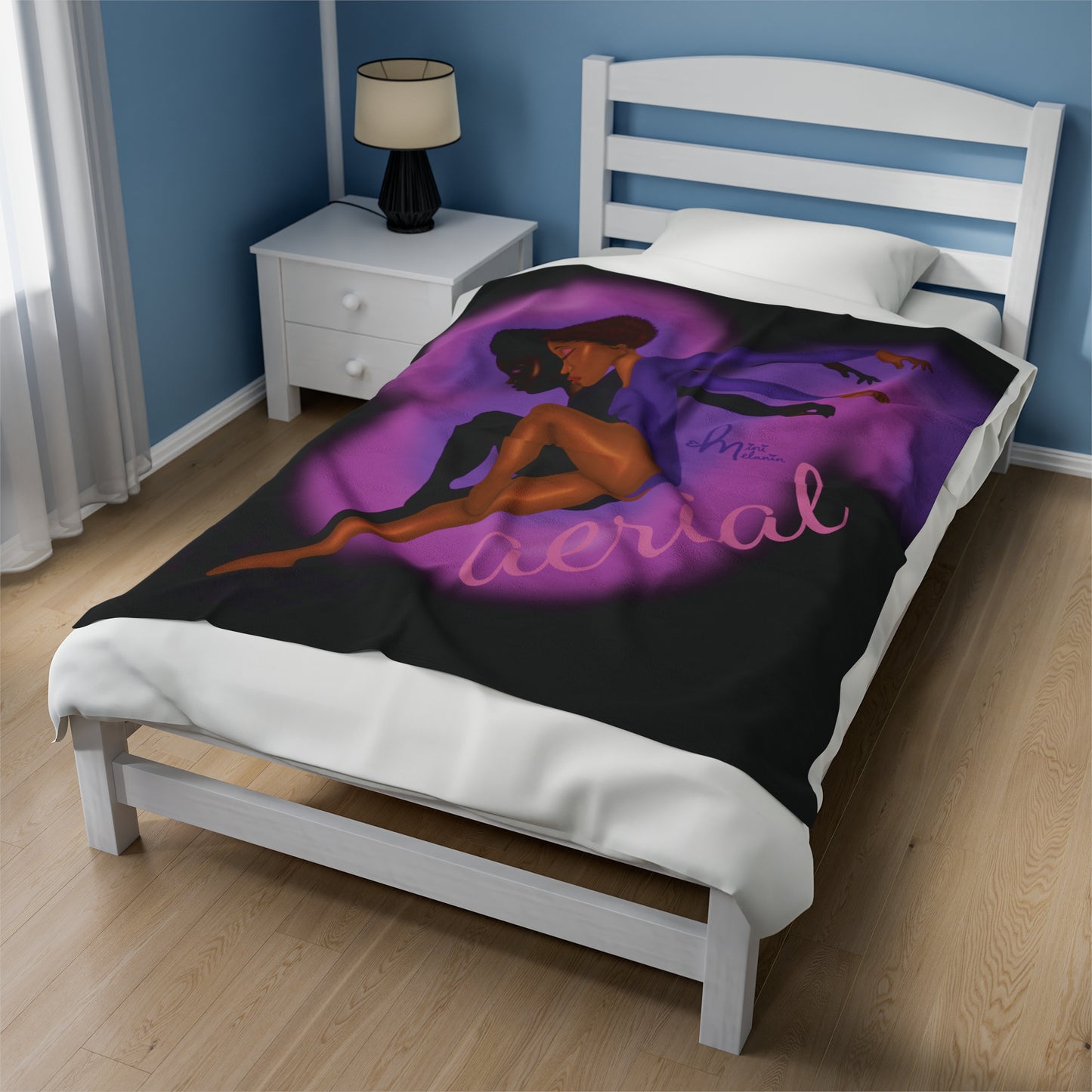 "Aerial" Velveteen Plush Blanket