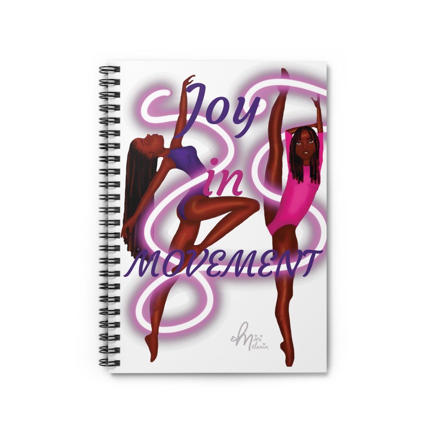 "Joy In Movement" Spiral Notebook