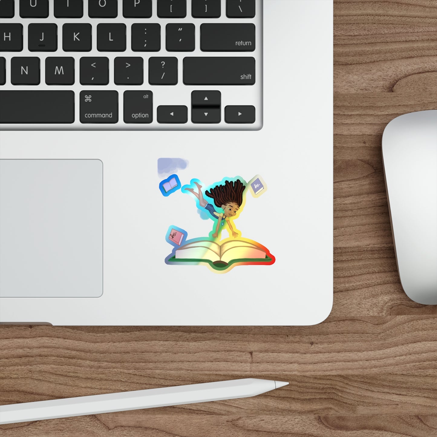 "Story-Time" Holographic Stickers