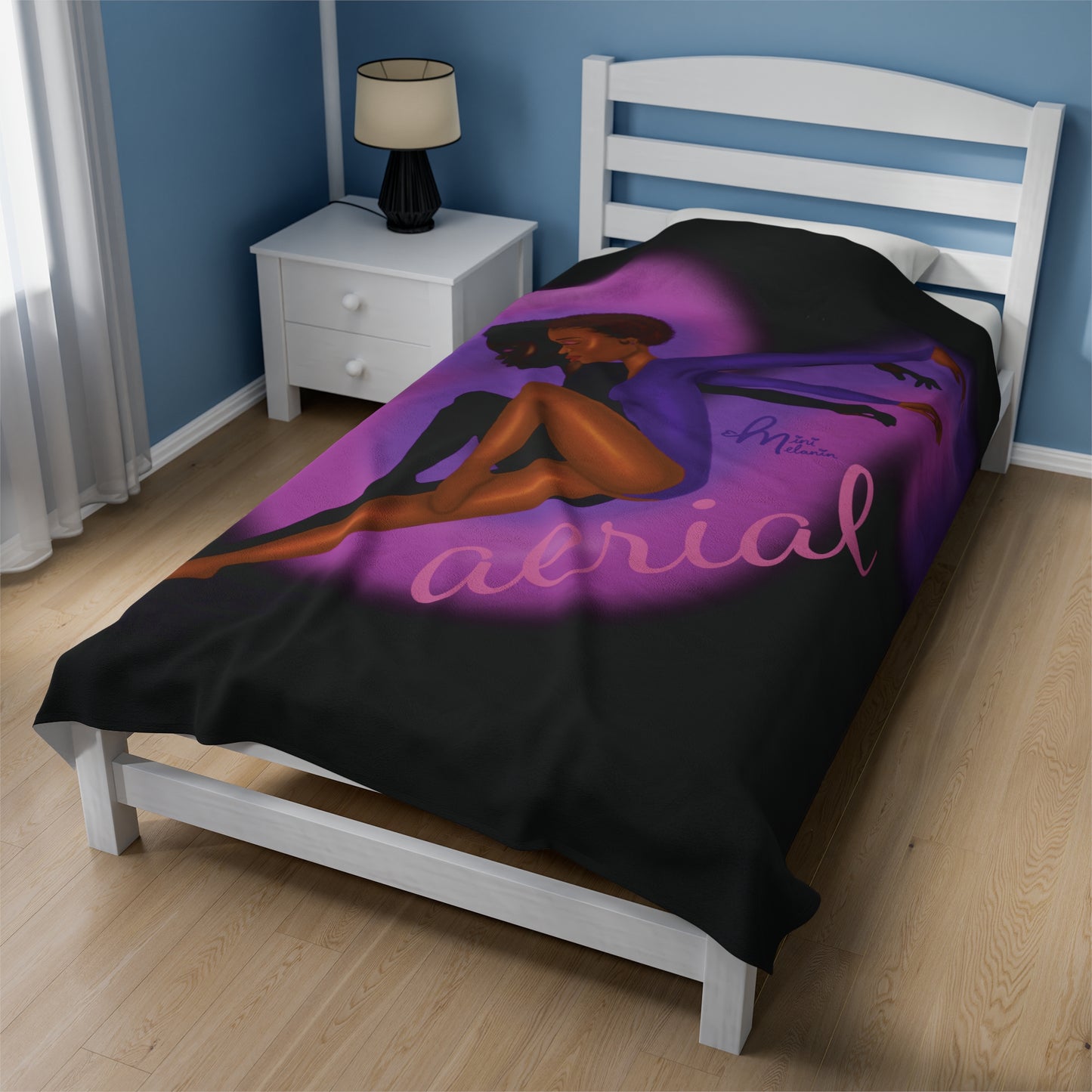 "Aerial" Velveteen Plush Blanket